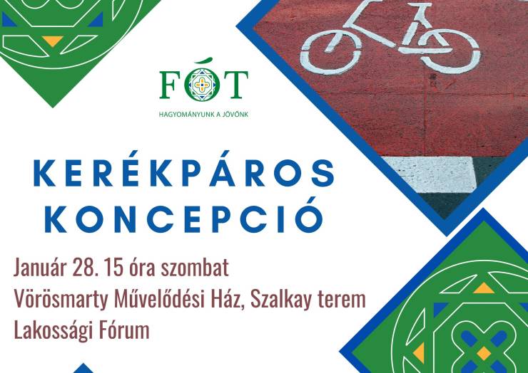 Lakossági fórum a város kerékpárforgalmi hálózati tervéről